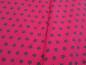 Preview: Reststück Baumwolljersey Sterne Pink/Grau 80 x 150 cm